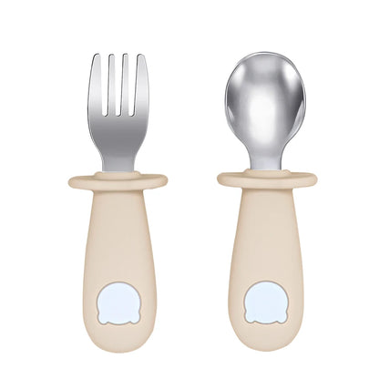 Baby Feeding Spoon and Fork Set