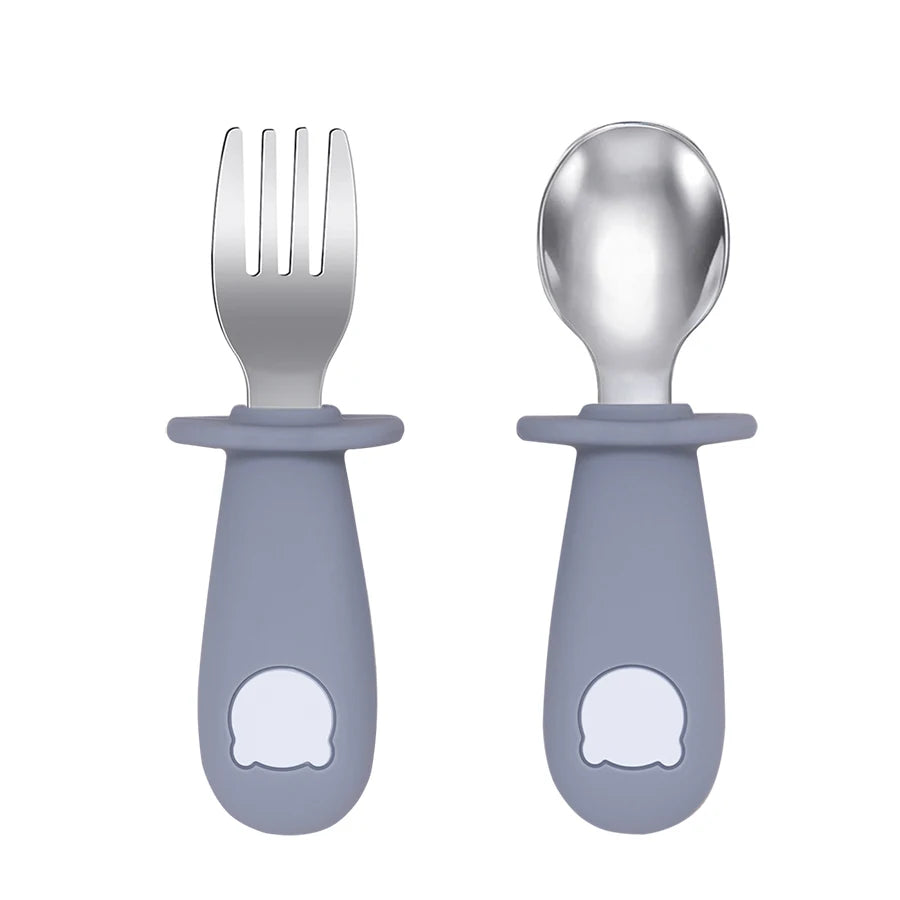 Baby Feeding Spoon and Fork Set