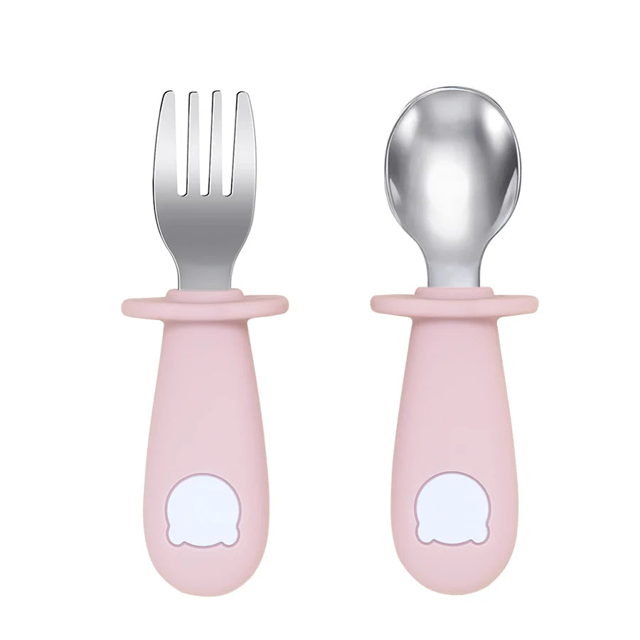 Baby Feeding Spoon and Fork Set