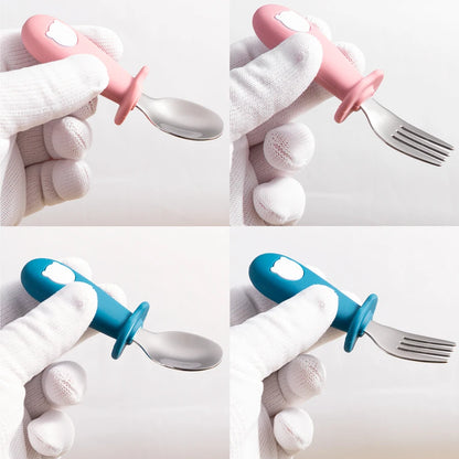 Baby Feeding Spoon and Fork Set