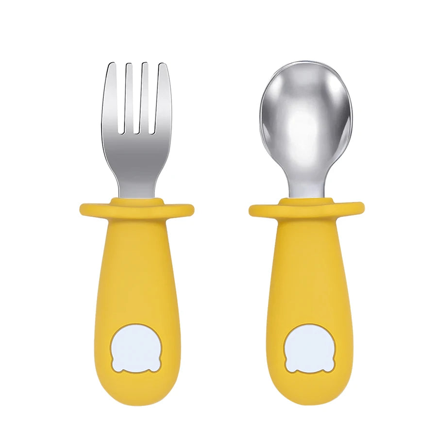 Baby Feeding Spoon and Fork Set