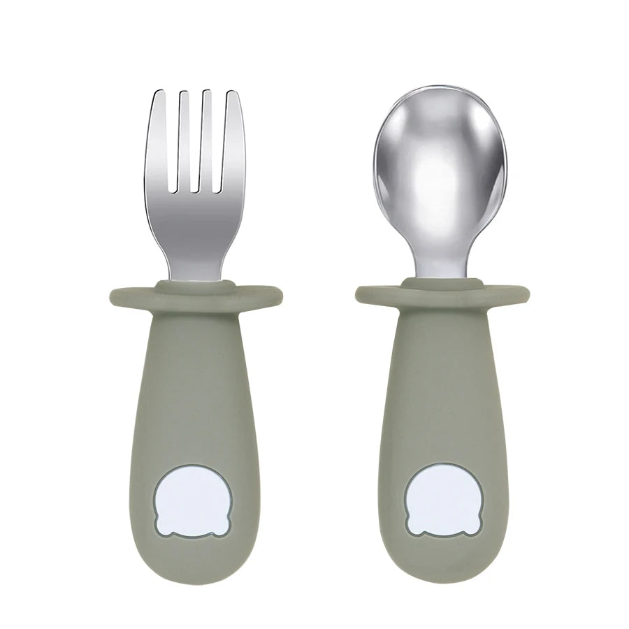 Baby Feeding Spoon and Fork Set