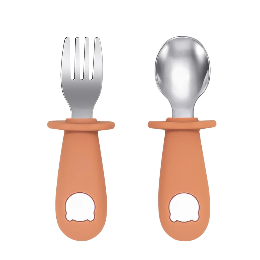 Baby Feeding Spoon and Fork Set