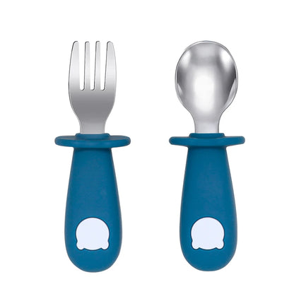 Baby Feeding Spoon and Fork Set