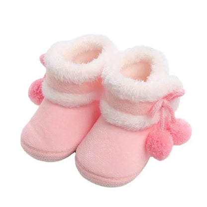 Newborn Girls Soft Booties