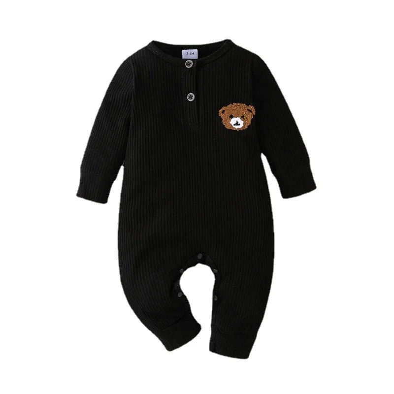 Newborn teddy bear romper