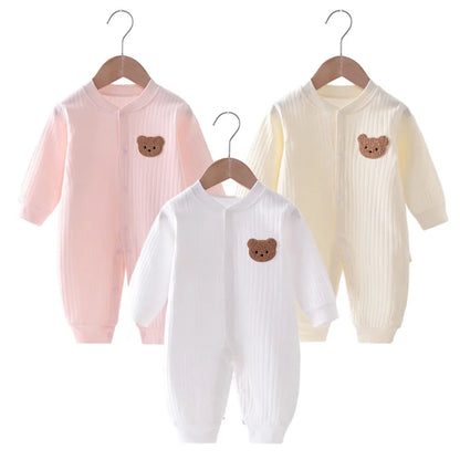 Cute bear baby rompers