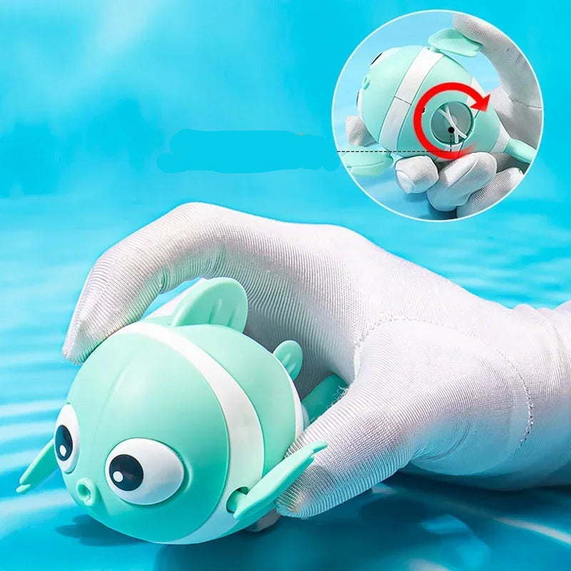 Cute Wind-Up Swimming Fish Bath Toy