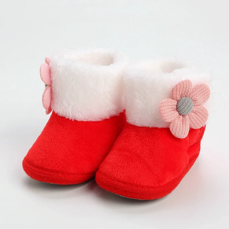 Newborn Girls Soft Booties