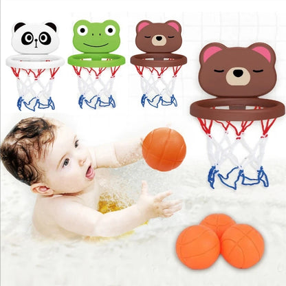 Bath time basketball net