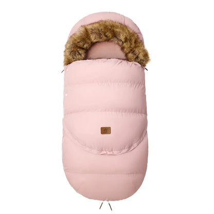 Stroller winter footmuff sleeping bag