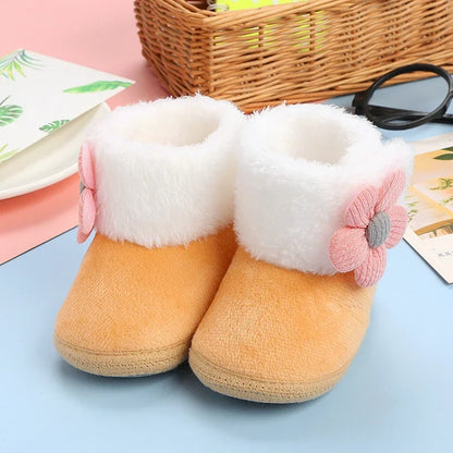 Newborn Girls Soft Booties