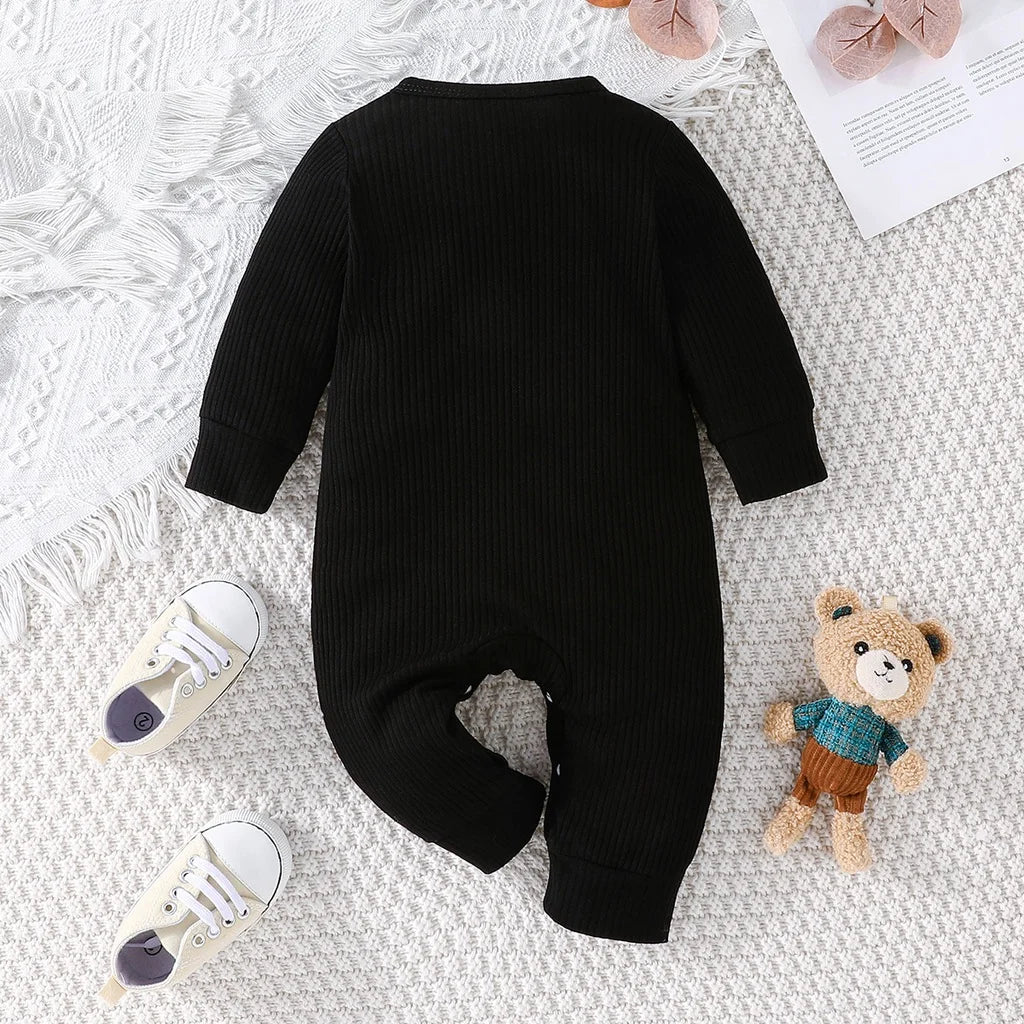 Newborn teddy bear romper