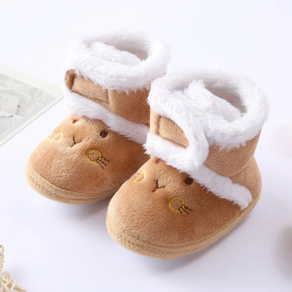 Newborn Girls Soft Booties