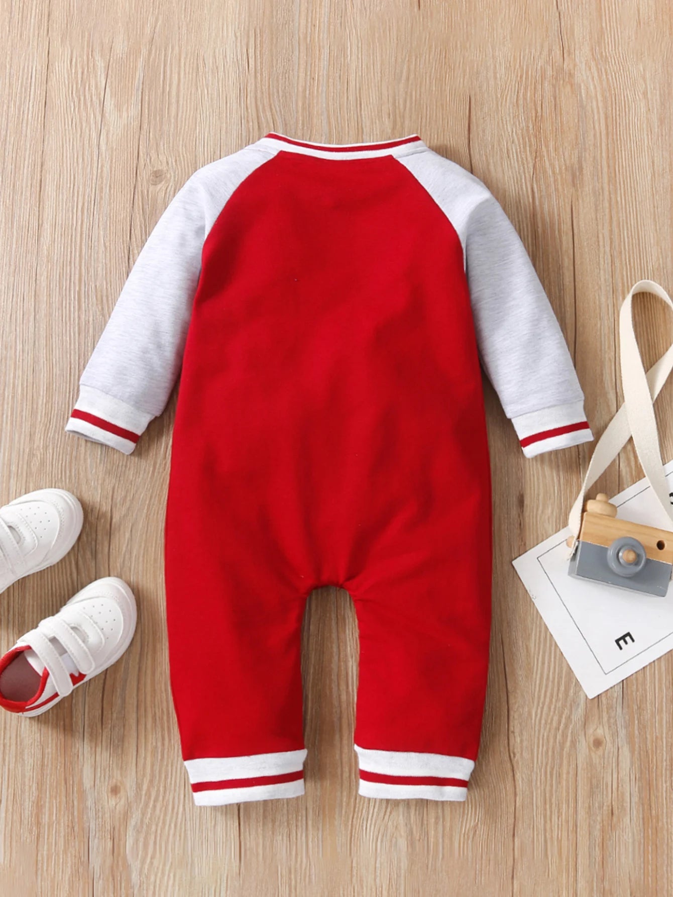 Baby Boss Varsity Romper