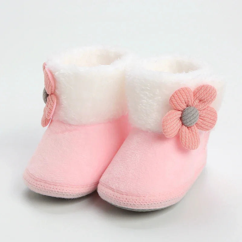 Newborn Girls Soft Booties