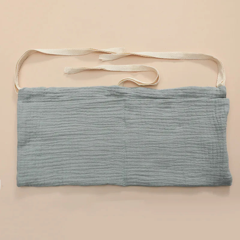 Baby bedside dual-pocket storage bag