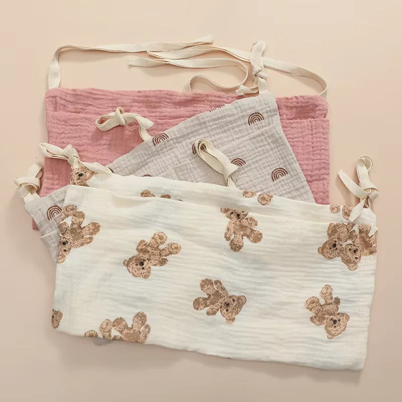 Baby bedside dual-pocket storage bag