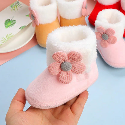 Newborn Girls Soft Booties