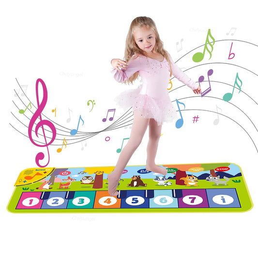 Baby piano floor mat