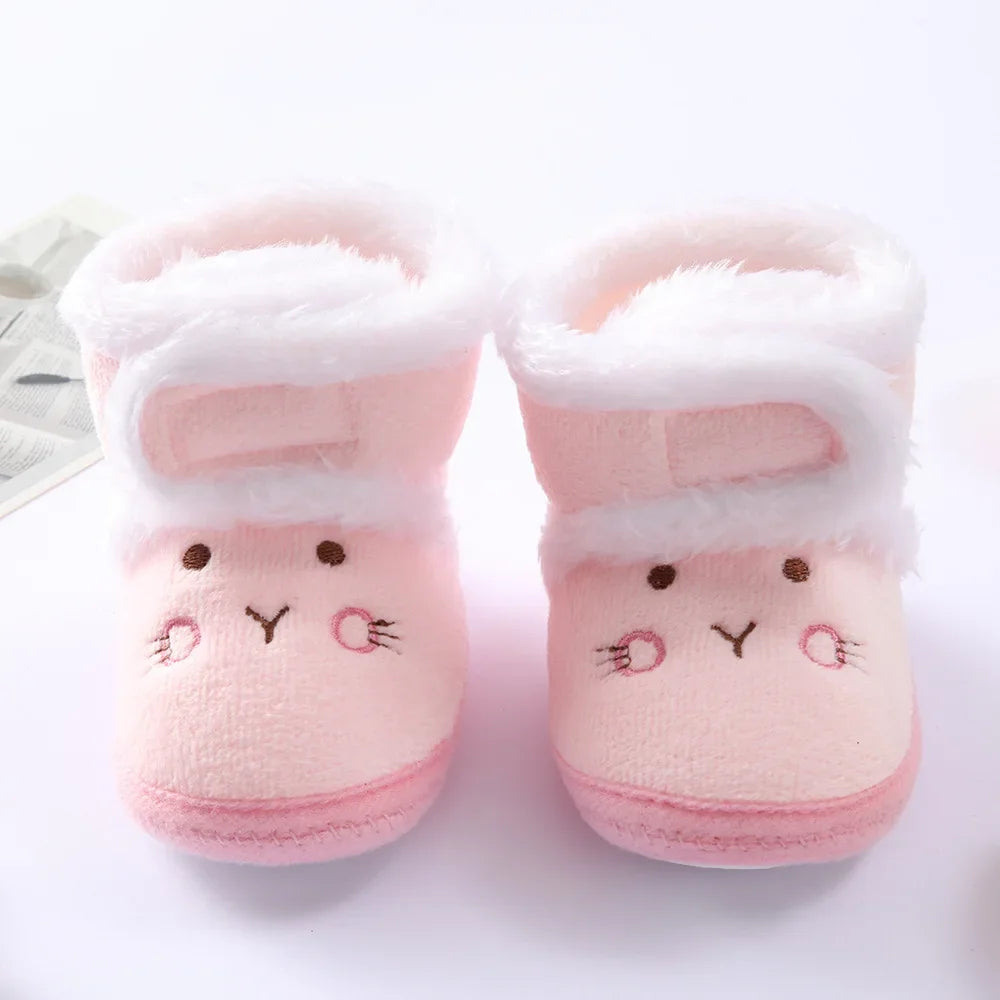 Newborn Girls Soft Booties