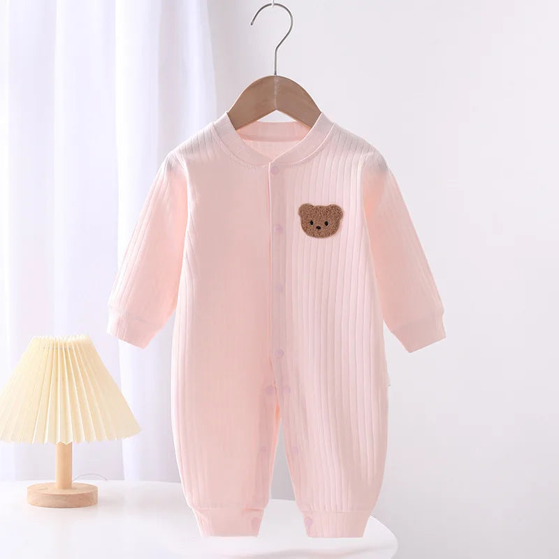 Cute bear baby rompers