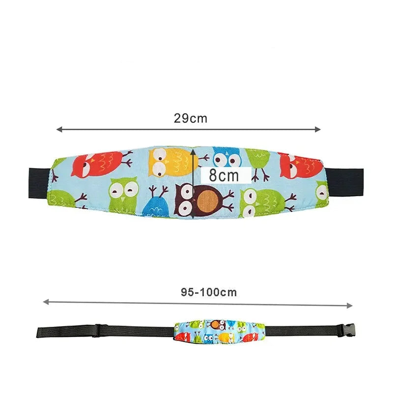 Baby head support strap