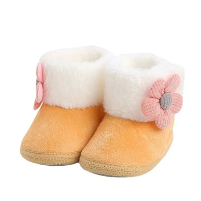 Newborn Girls Soft Booties