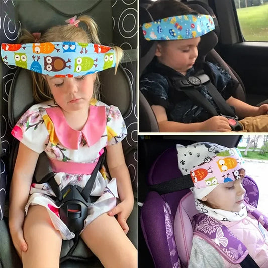 Baby head support strap