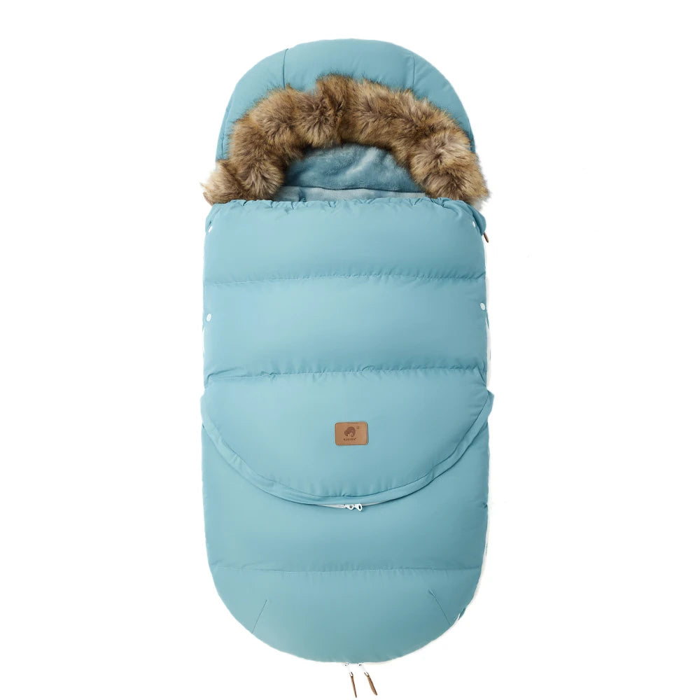 Stroller winter footmuff sleeping bag