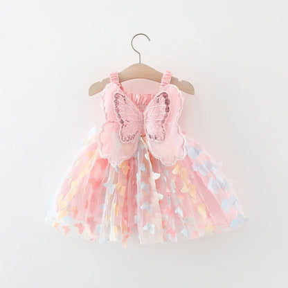 Baby princess butterfly dress