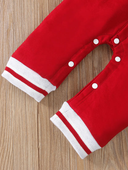 Baby Boss Varsity Romper