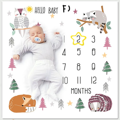 Newborn Milestone Blankets