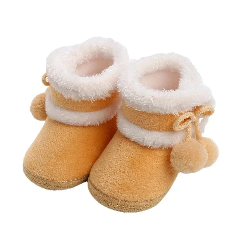 Newborn Girls Soft Booties